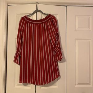 Off the shoulder dress